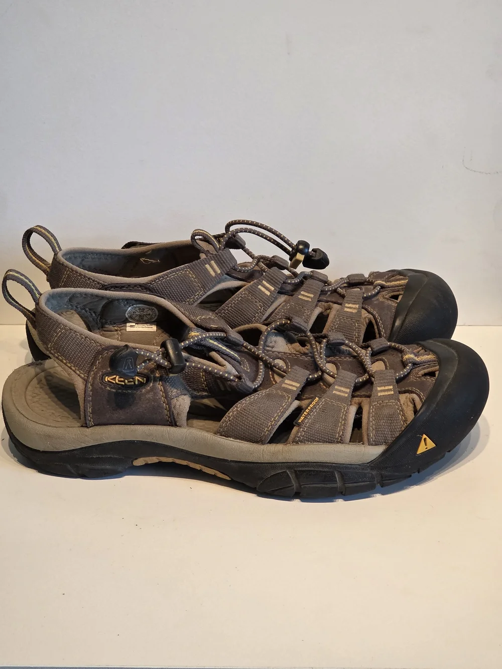 Keen Sandals Men’s 8.5 Newport H2 Olive Green/Yellow Water Hiking Active Sport